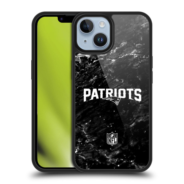 NFL New England Patriots Artwork Marble Gel Armour Case For Apple iPhone 14