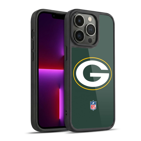 NFL Green Bay Packers Logo Plain Gel Armour Case For Apple iPhone 13 Pro