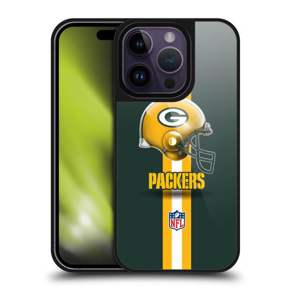 NFL Green Bay Packers Logo Helmet Gel Armour Case For Apple iPhone 14 Pro