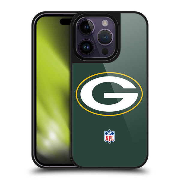NFL Green Bay Packers Logo Plain Gel Armour Case For Apple iPhone 14 Pro