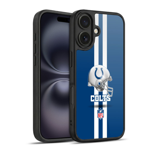 NFL Indianapolis Colts Logo Helmet Gel Armour Case For Apple iPhone 16