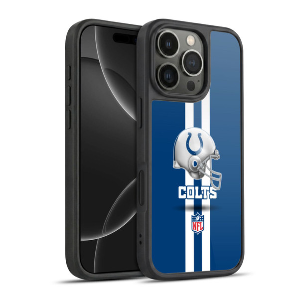 NFL Indianapolis Colts Logo Helmet Gel Armour Case For Apple iPhone 16 Pro