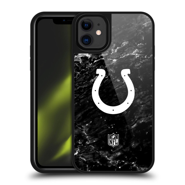 NFL Indianapolis Colts Artwork Marble Gel Armour Case For Apple iPhone 11