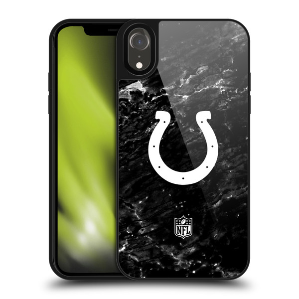 NFL Indianapolis Colts Artwork Marble Gel Armour Case For Apple iPhone XR