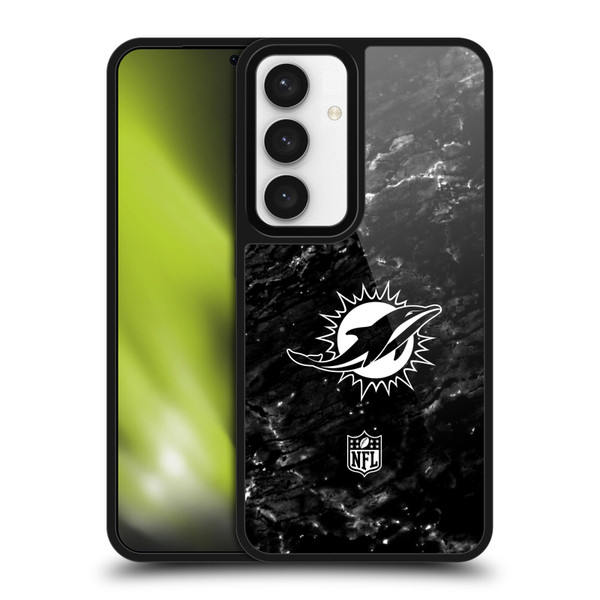 NFL Miami Dolphins Artwork Marble Gel Armour Case For Samsung Galaxy S24 5G
