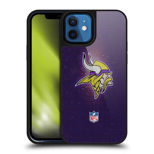NFL Minnesota Vikings Artwork LED Gel Armour Case For Apple iPhone 12 / iPhone 12 Pro