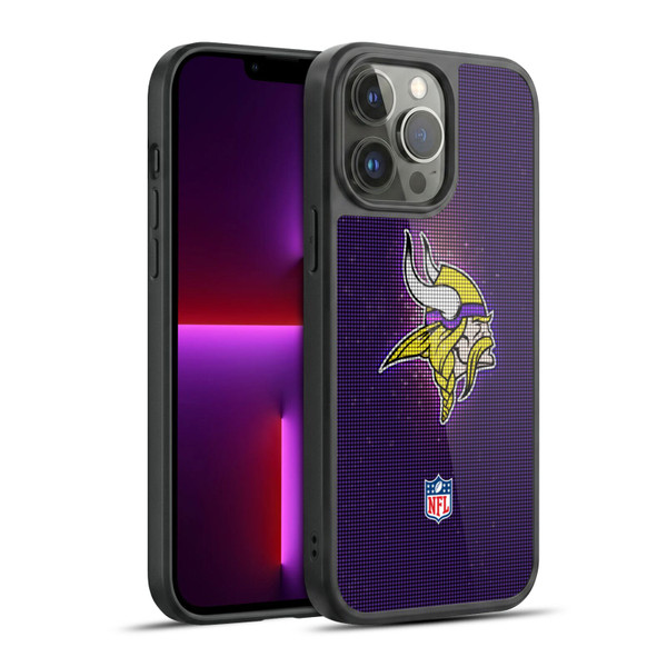 NFL Minnesota Vikings Artwork LED Gel Armour Case For Apple iPhone 13 Pro Max