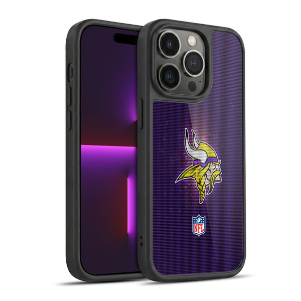 NFL Minnesota Vikings Artwork LED Gel Armour Case For Apple iPhone 14 Pro