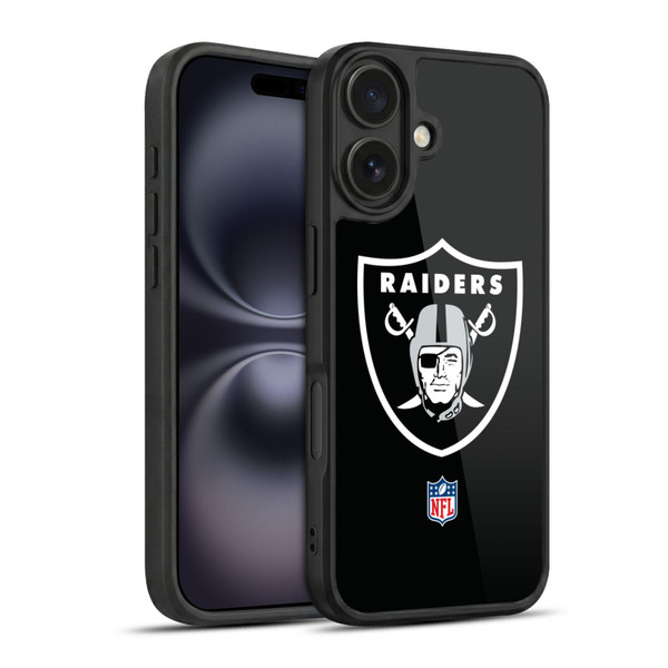 NFL Las Vegas Raiders Logo Plain Gel Armour Case For Apple iPhone 16