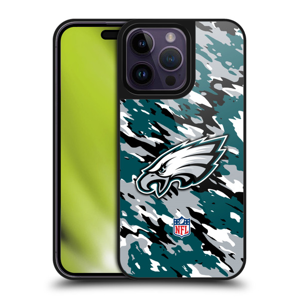 NFL Philadelphia Eagles Logo Camou Gel Armour Case For Apple iPhone 14 Pro Max