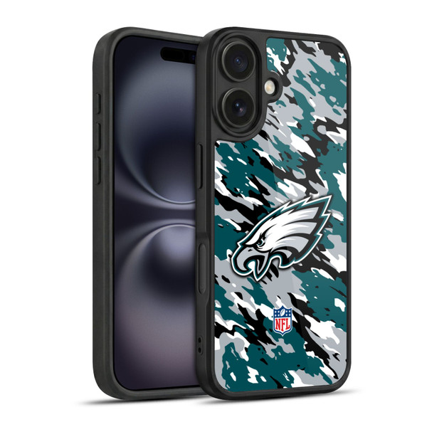 NFL Philadelphia Eagles Logo Camou Gel Armour Case For Apple iPhone 16