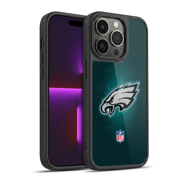 NFL Philadelphia Eagles Artwork LED Gel Armour Case For Apple iPhone 14 Pro