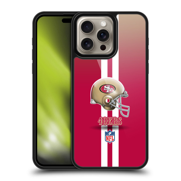 NFL San Francisco 49Ers Logo Helmet Gel Armour Case For Apple iPhone 16 Pro Max