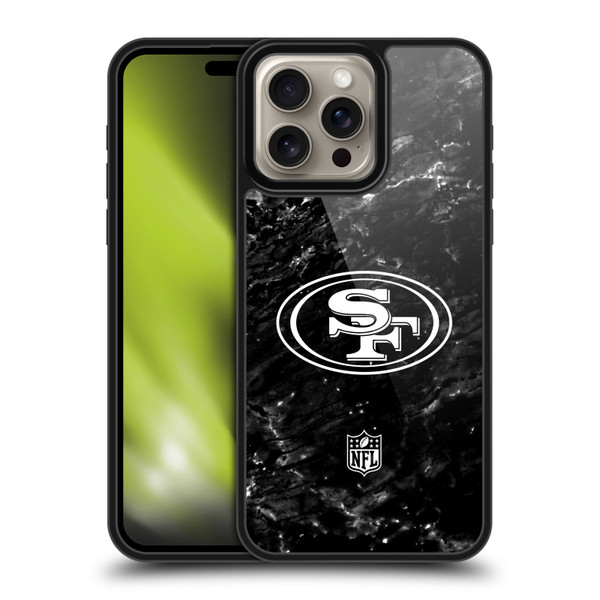 NFL San Francisco 49ers Artwork Marble Gel Armour Case For Apple iPhone 16 Pro Max
