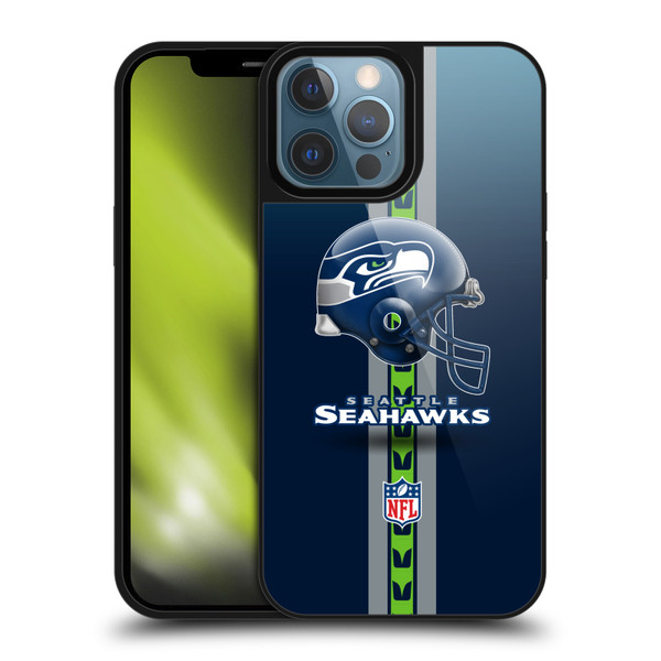 NFL Seattle Seahawks Logo Helmet Gel Armour Case For Apple iPhone 13 Pro Max