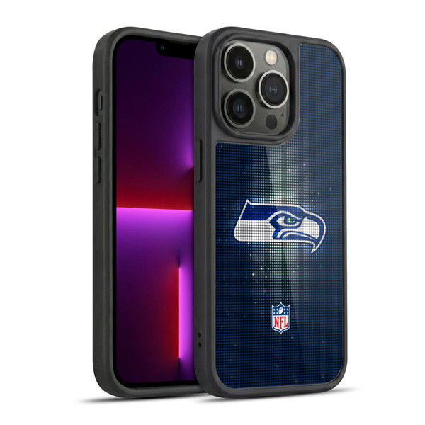 NFL Seattle Seahawks Artwork LED Gel Armour Case For Apple iPhone 13 Pro