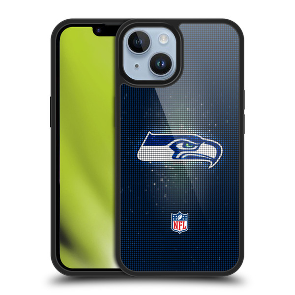 NFL Seattle Seahawks Artwork LED Gel Armour Case For Apple iPhone 14