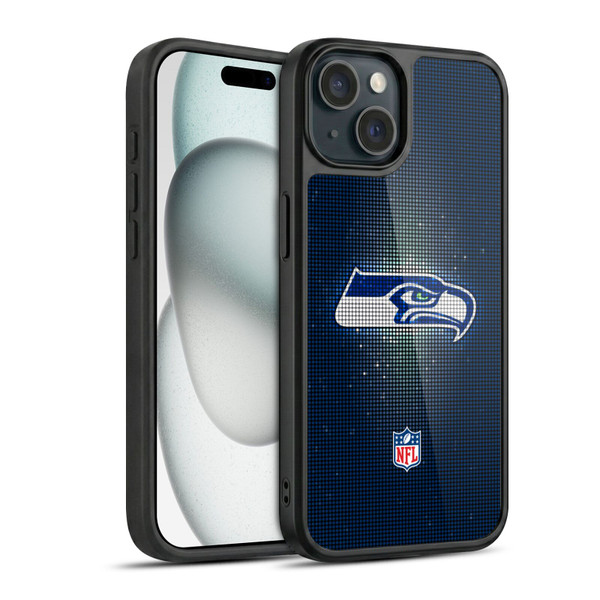 NFL Seattle Seahawks Artwork LED Gel Armour Case For Apple iPhone 15