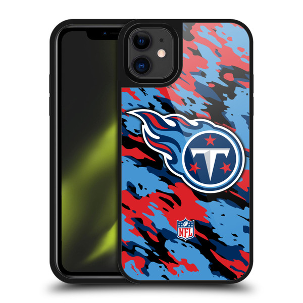NFL Tennessee Titans Logo Camou Gel Armour Case For Apple iPhone 11