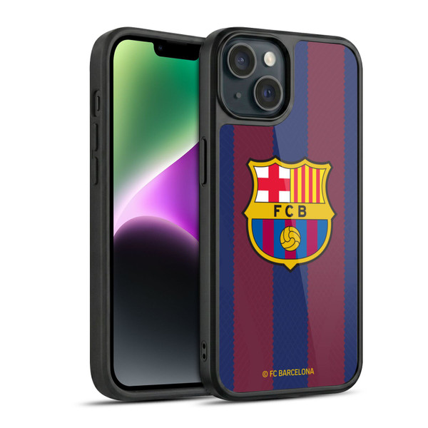 FC Barcelona 2023/24 Crest Kit Home Gel Armour Case For Apple iPhone 14