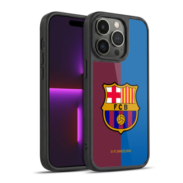 FC Barcelona 2024/25 Crest Kit Home Gel Armour Case For Apple iPhone 14 Pro