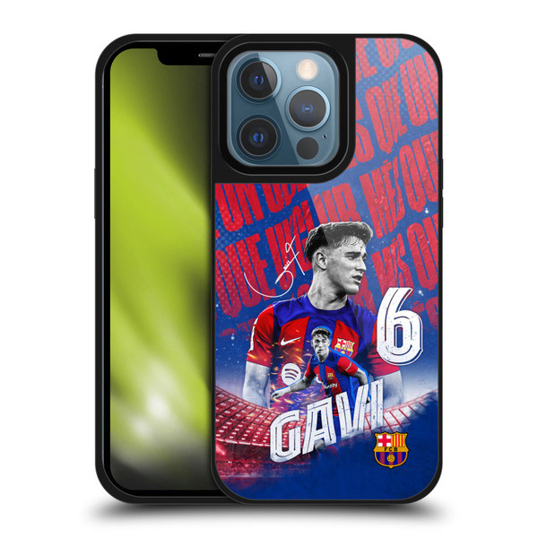 FC Barcelona 2023/24 First Team Gavi Gel Armour Case For Apple iPhone 13 Pro