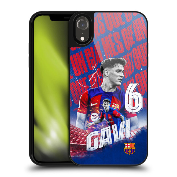 FC Barcelona 2023/24 First Team Gavi Gel Armour Case For Apple iPhone XR