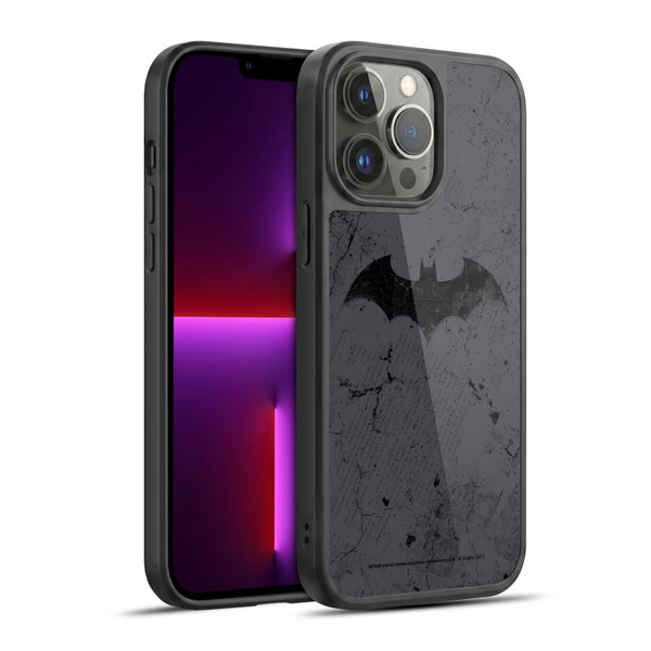 Batman DC Comics Hush Logo Distressed Gel Armour Case For Apple iPhone 13 Pro Max