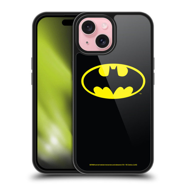 Batman DC Comics Logos Classic Gel Armour Case For Apple iPhone 15