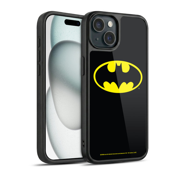Batman DC Comics Logos Classic Gel Armour Case For Apple iPhone 15