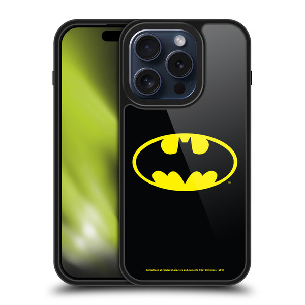 Batman DC Comics Logos Classic Gel Armour Case For Apple iPhone 15 Pro