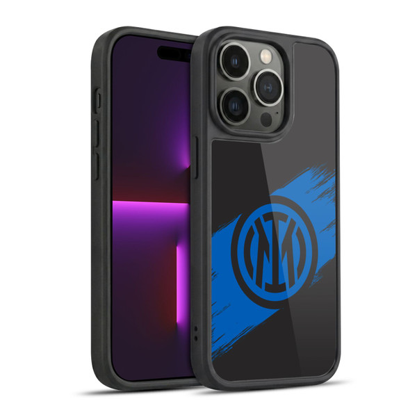 Fc Internazionale Milano Graphics Brush Strokes Gel Armour Case For Apple iPhone 14 Pro