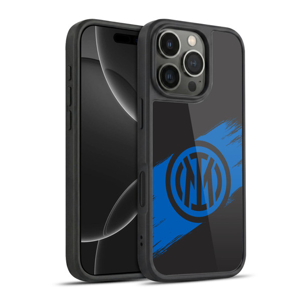 Fc Internazionale Milano Graphics Brush Strokes Gel Armour Case For Apple iPhone 16 Pro