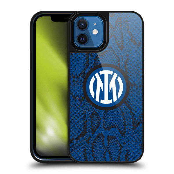 Fc Internazionale Milano Patterns Snake Gel Armour Case For Apple iPhone 12 / iPhone 12 Pro