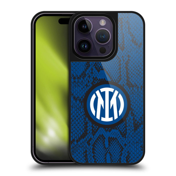 Fc Internazionale Milano Patterns Snake Gel Armour Case For Apple iPhone 14 Pro