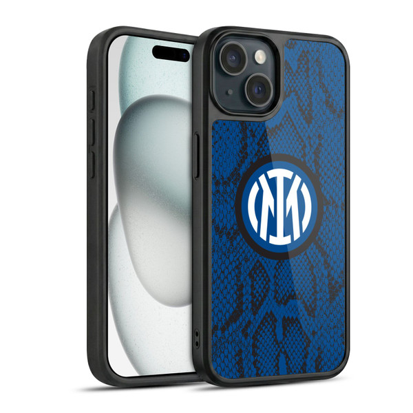 Fc Internazionale Milano Patterns Snake Gel Armour Case For Apple iPhone 15