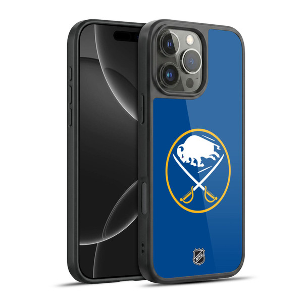 NHL Buffalo Sabres Plain Gel Armour Case For Apple iPhone 16 Pro Max