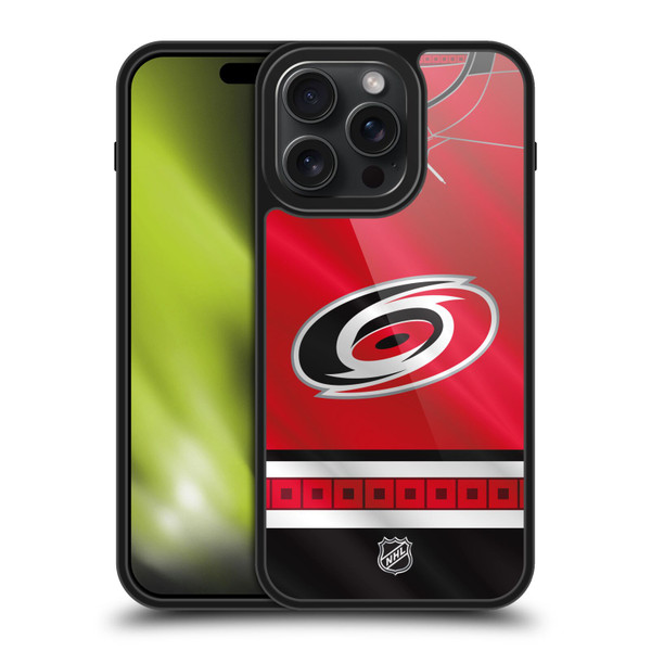 NHL Carolina Hurricanes Jersey Gel Armour Case For Apple iPhone 15 Pro Max NHL Carolina Hurricanes Jersey Gel Armour Case For Apple iPhone 15 Pro Max