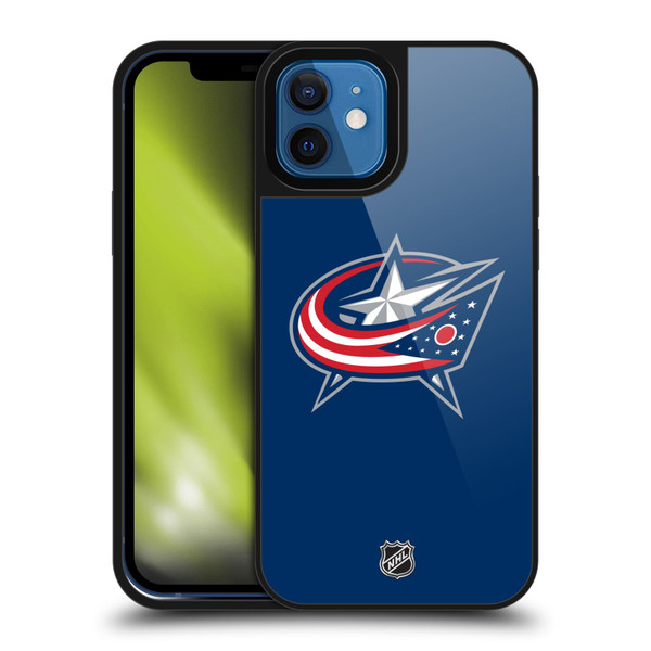 NHL Columbus Blue Jackets Plain Gel Armour Case For Apple iPhone 12 / iPhone 12 Pro
