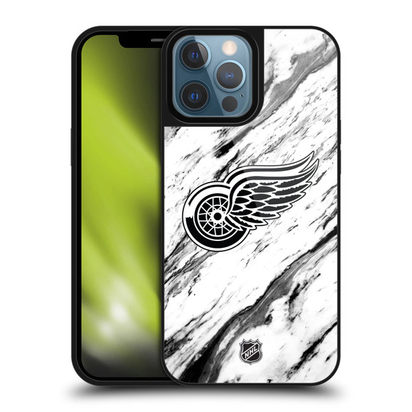 NHL Detroit Red Wings Marble Gel Armour Case For Apple iPhone 13 Pro Max NHL Detroit Red Wings Marble Gel Armour Case For Apple iPhone 13 Pro Max