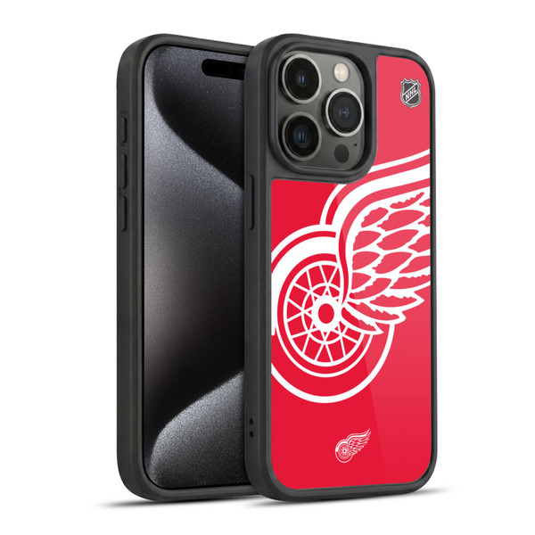 NHL Detroit Red Wings Oversized Gel Armour Case For Apple iPhone 15 Pro