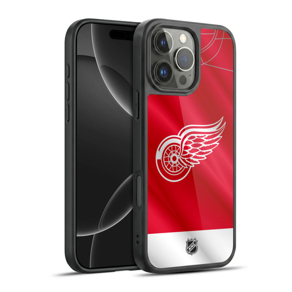 NHL Detroit Red Wings Jersey Gel Armour Case For Apple iPhone 16 Pro Max