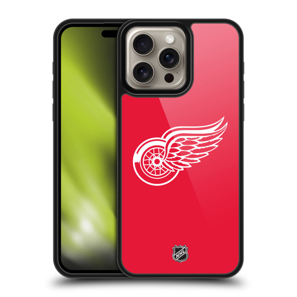 NHL Detroit Red Wings Plain Gel Armour Case For Apple iPhone 16 Pro Max NHL Detroit Red Wings Plain Gel Armour Case For Apple iPhone 16 Pro Max