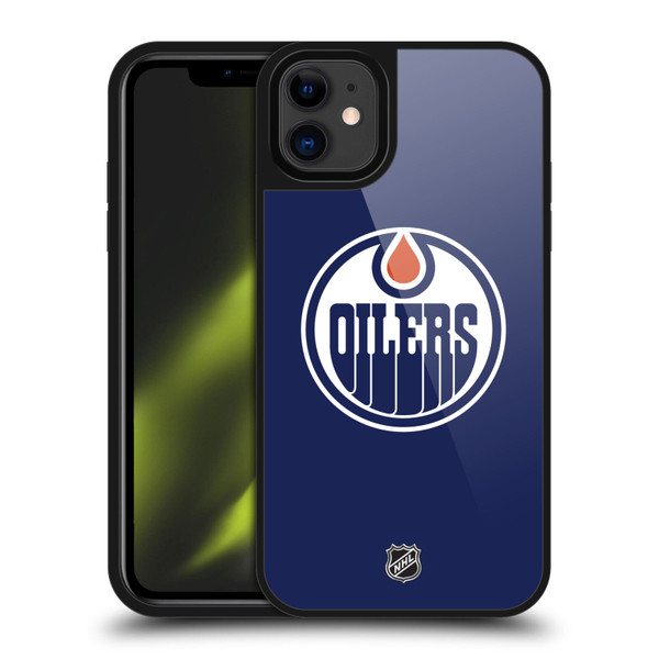 NHL Edmonton Oilers Plain Gel Armour Case For Apple iPhone 11