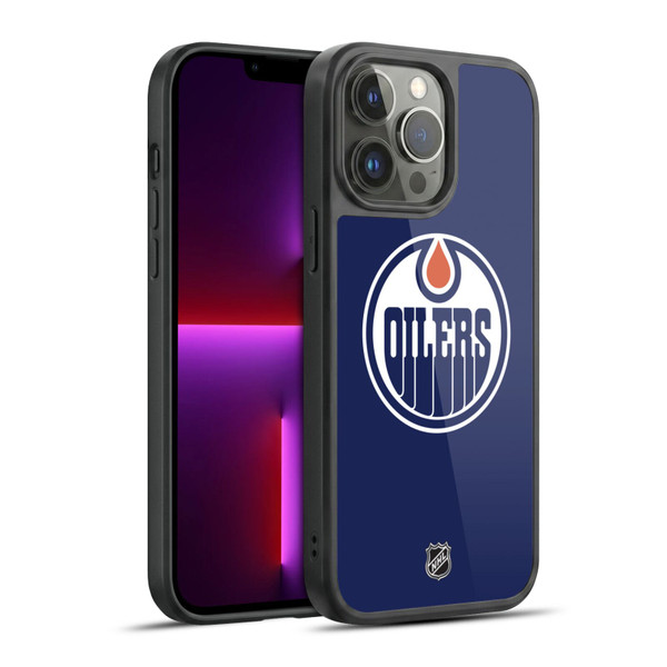 NHL Edmonton Oilers Plain Gel Armour Case For Apple iPhone 13 Pro Max
