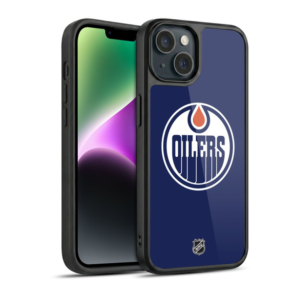 NHL Edmonton Oilers Plain Gel Armour Case For Apple iPhone 14