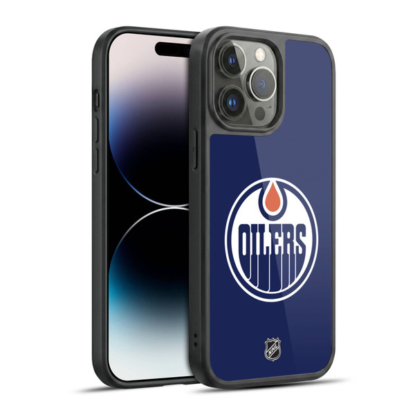 NHL Edmonton Oilers Plain Gel Armour Case For Apple iPhone 14 Pro Max