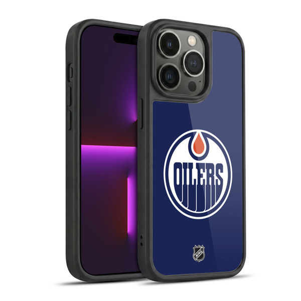 NHL Edmonton Oilers Plain Gel Armour Case For Apple iPhone 14 Pro