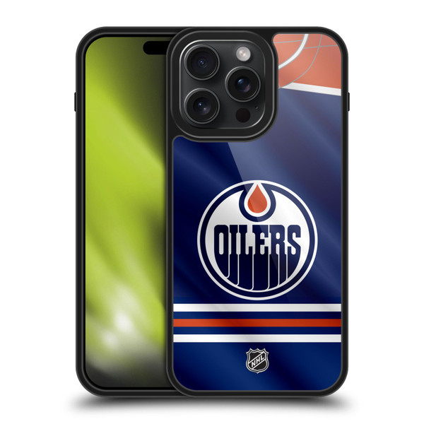 NHL Edmonton Oilers Jersey Gel Armour Case For Apple iPhone 15 Pro Max