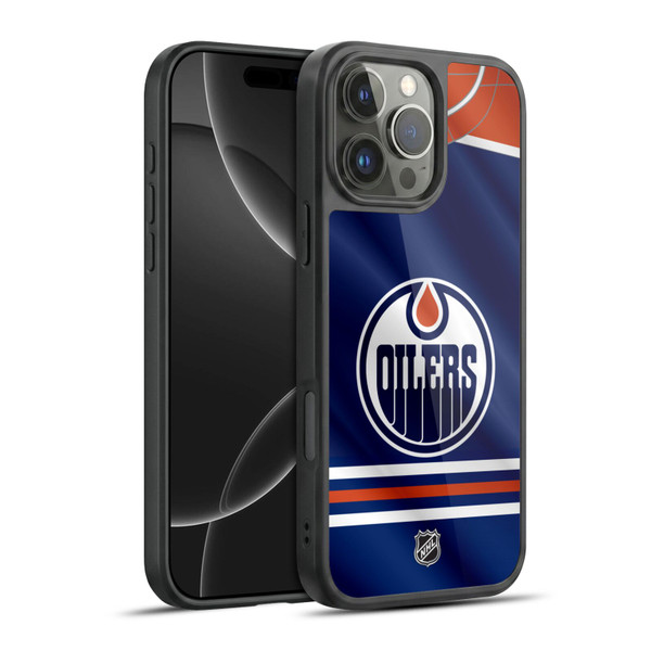 NHL Edmonton Oilers Jersey Gel Armour Case For Apple iPhone 16 Pro Max